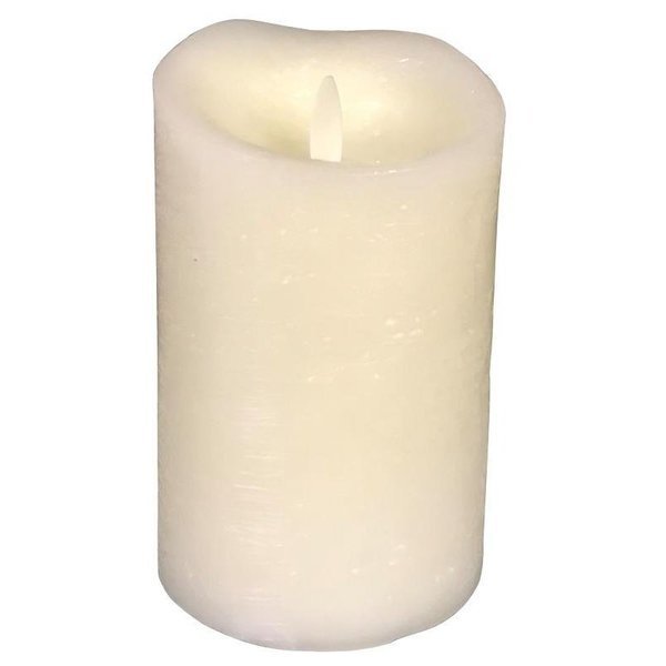 Candle, 7 in Candle, Vanilla Fragrance, Ivory Candle, Santas Forest, Mfr#: 25303